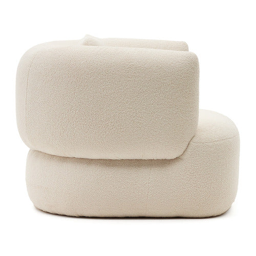 LINEA FURNITURE CREAM PENELOPE BOUCLE ARMCHAIR