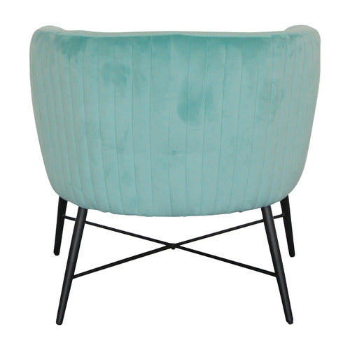 BY DESIGNS SHAYLAH VELVET ACCENT CHAIR