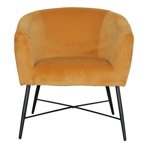 BY DESIGNS SHAYLAH VELVET ACCENT CHAIR