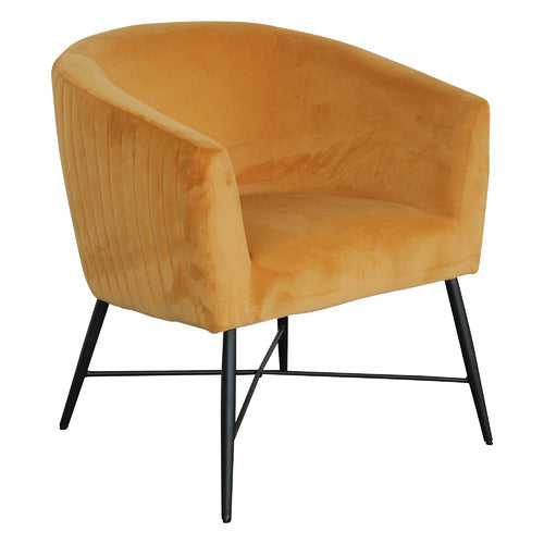 BY DESIGNS SHAYLAH VELVET ACCENT CHAIR