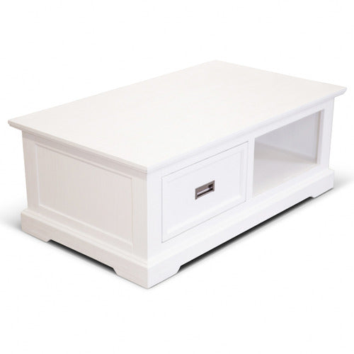 LEGACY FURNITURE CROWTHER ACACIA WOOD COFFEE TABLE