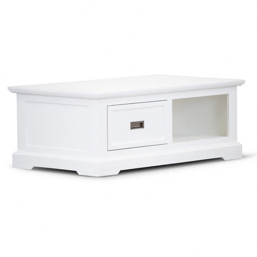 LEGACY FURNITURE CROWTHER ACACIA WOOD COFFEE TABLE