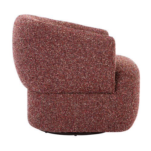 CUDDLE UPHOLSTERED SWIVEL ARMCHAIR