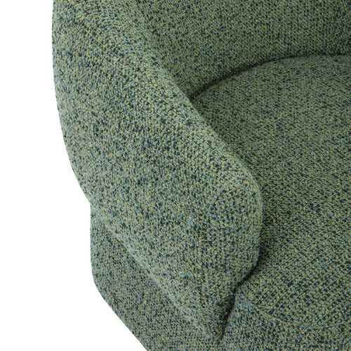 CUDDLE UPHOLSTERED SWIVEL ARMCHAIR