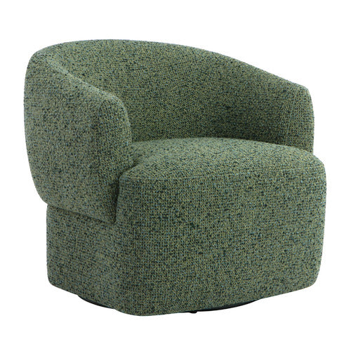 CUDDLE UPHOLSTERED SWIVEL ARMCHAIR