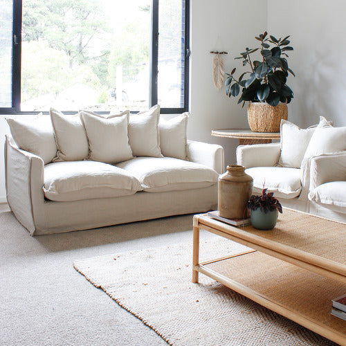 HYDE PARK HOME CUMULUS 2 SEATER SLIPCOVER SOFA