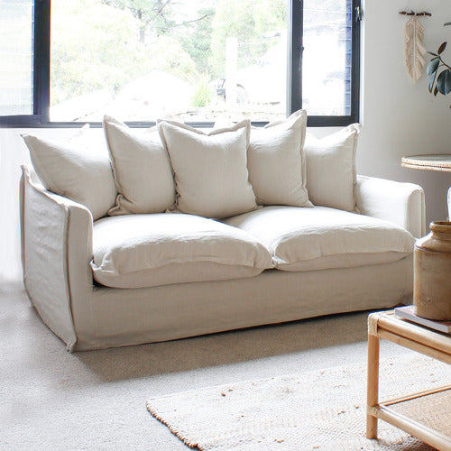 HYDE PARK HOME CUMULUS 2 SEATER SLIPCOVER SOFA