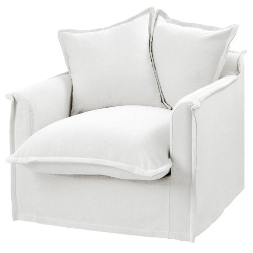 HYDE PARK HOME CUMULUS COTTON SLIPCOVER ARMCHAIR