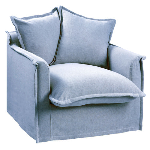 HYDE PARK HOME CUMULUS COTTON SLIPCOVER ARMCHAIR