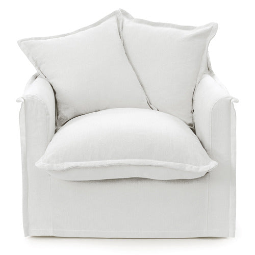 HYDE PARK HOME CUMULUS COTTON SLIPCOVER ARMCHAIR