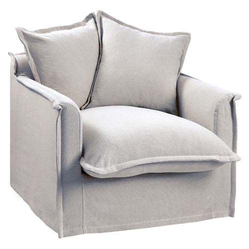 HYDE PARK HOME CUMULUS COTTON SLIPCOVER ARMCHAIR
