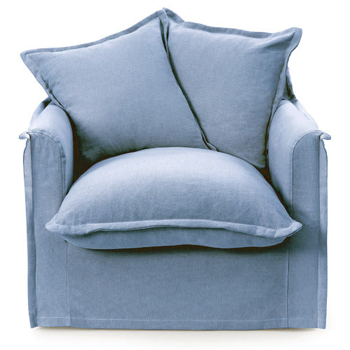 HYDE PARK HOME CUMULUS COTTON SLIPCOVER ARMCHAIR