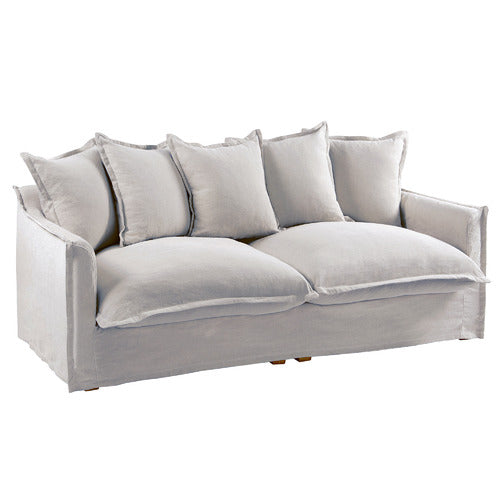 HYDE PARK HOME CUMULUS PREMIUM 3 SEATER COTTON SLIPCOVER SOFA