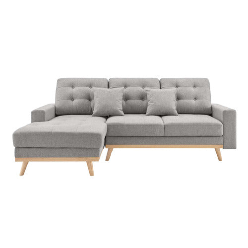 CORE LIVING CURTIS 3 SEATER DOUBLE SOFA BED WITH CHAISE