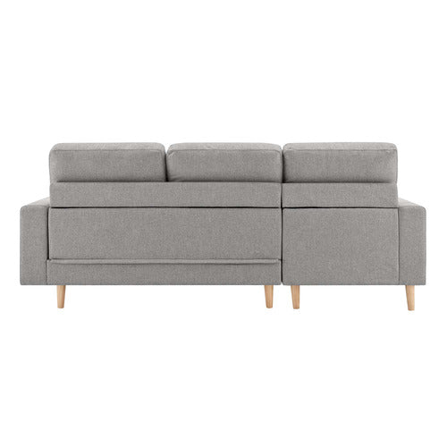 CORE LIVING CURTIS 3 SEATER DOUBLE SOFA BED WITH CHAISE