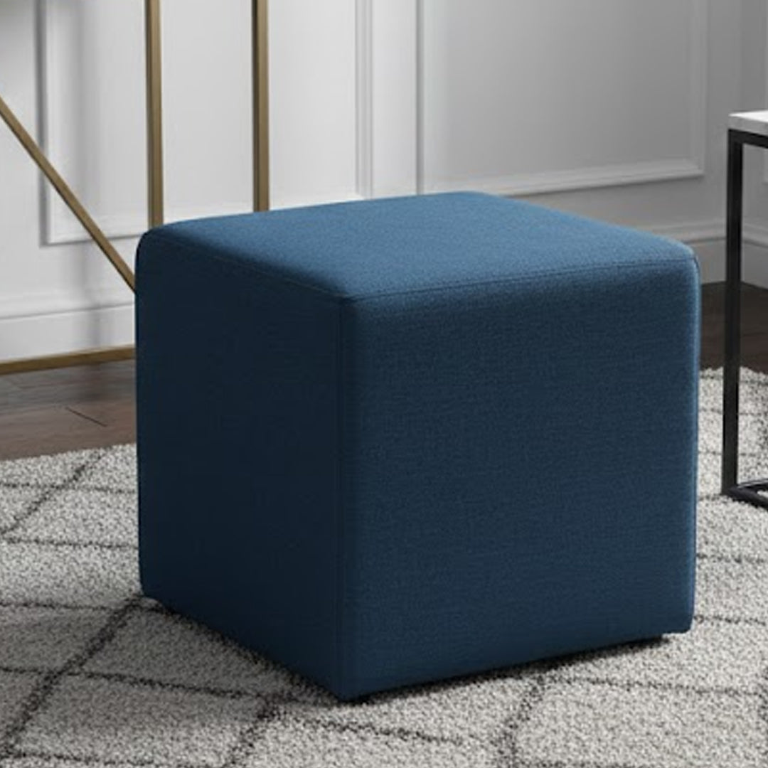 DOZE FABRIC OTTOMAN NAVY BLUE