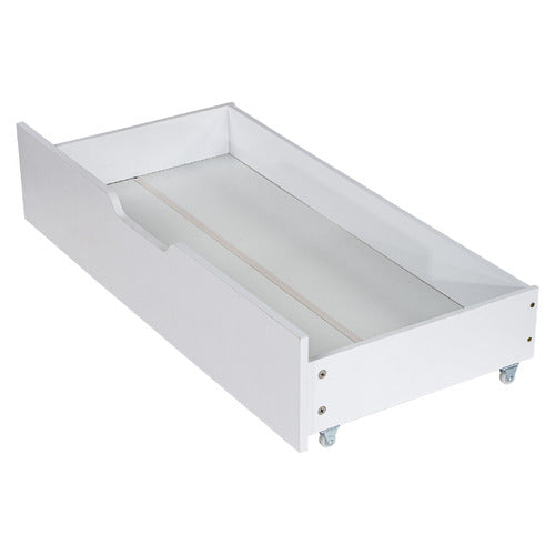 EXPERT HOMEWARES DANA RUBBERWOOD BED FRAME WITH DRAWERS
