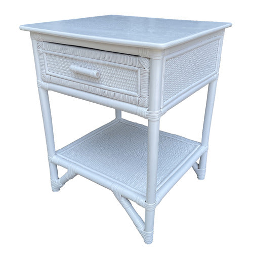 ZZZTIME MATTRESSES DANARA RATTAN BEDSIDE TABLE
