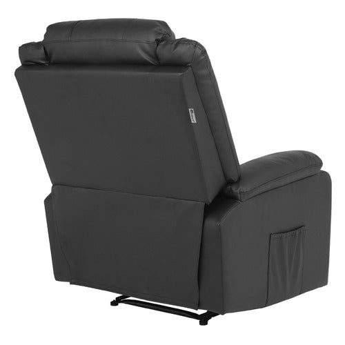 LIVING FUSION DANE FAUX LEATHER RECLINER ARMCHAIR