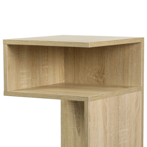 OAKLEIGH HOME DARCY S-SHAPED BEDSIDE TABLE