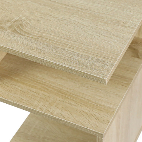 OAKLEIGH HOME DARCY S-SHAPED BEDSIDE TABLE