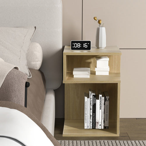 OAKLEIGH HOME DARCY S-SHAPED BEDSIDE TABLE