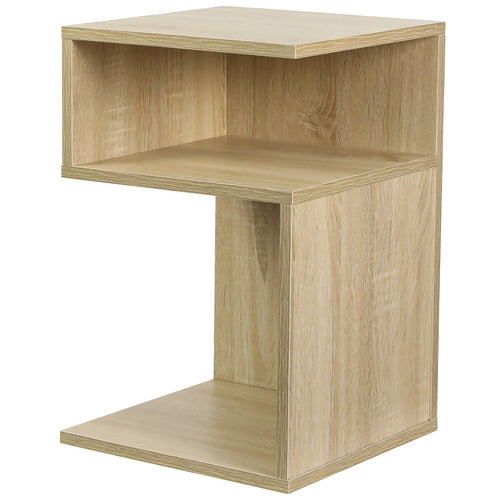 OAKLEIGH HOME DARCY S-SHAPED BEDSIDE TABLE