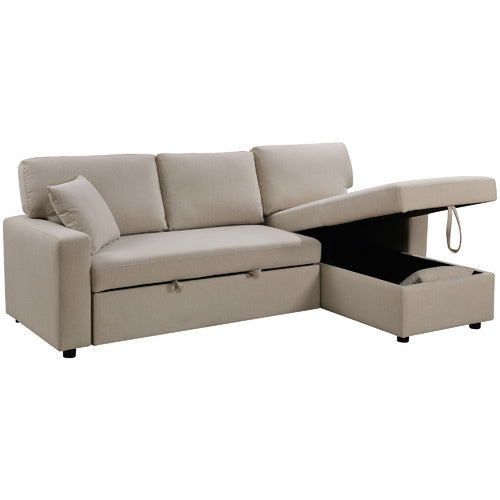 DARCY 3 SEATER SOFA BED WITH REVERSIBLE CHAISE