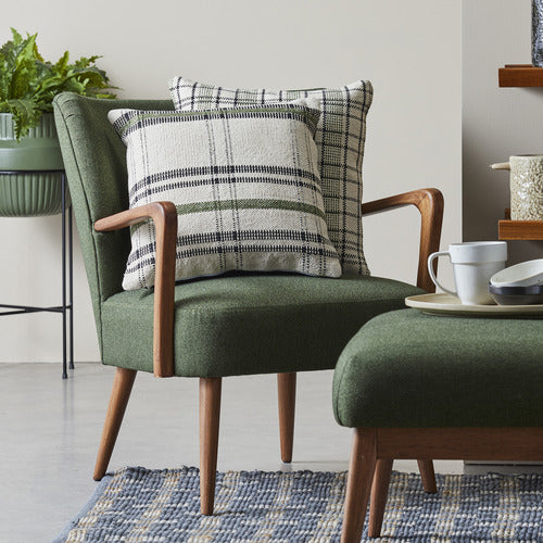 THE HOME COLLECTIVE DARCY UPHOLSTERED ARMCHAIR