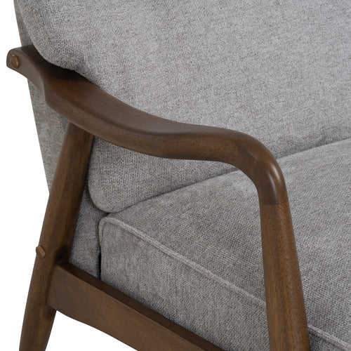 INNOVA STUDIO DARELL MALAYSIAN OAK WOOD ARMCHAIR