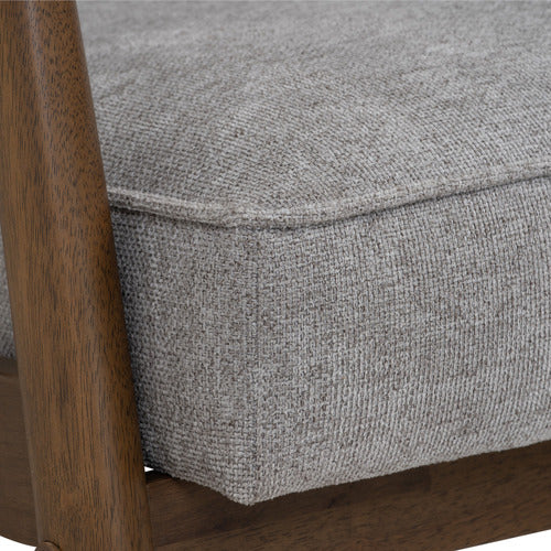 INNOVA STUDIO DARELL MALAYSIAN OAK WOOD ARMCHAIR