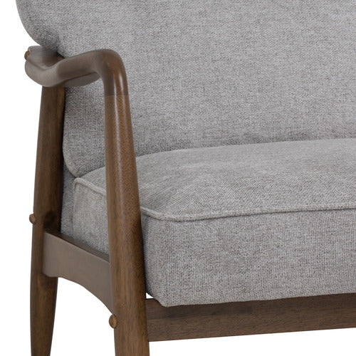 INNOVA STUDIO DARELL MALAYSIAN OAK WOOD ARMCHAIR