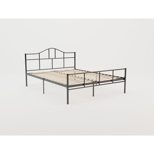 RAWSON & CO DARK GREY SABER METAL BED FRAME
