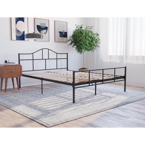 RAWSON & CO DARK GREY SABER METAL BED FRAME