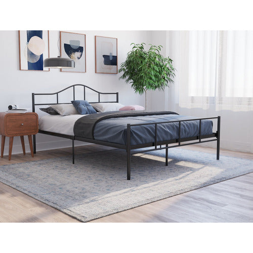 RAWSON & CO DARK GREY SABER METAL BED FRAME