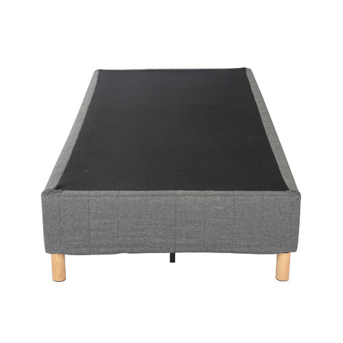 EVER DREAMING LIVING DARK GREY RYLEE STEEL BED FRAME
