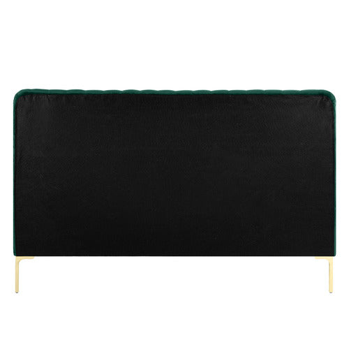 DARK GREEN EMILY VELVET BED