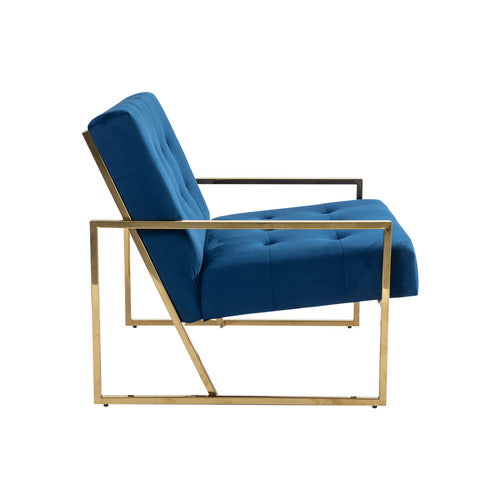 SOUTHERN STYLERS DARNELL VELVET ARMCHAIR
