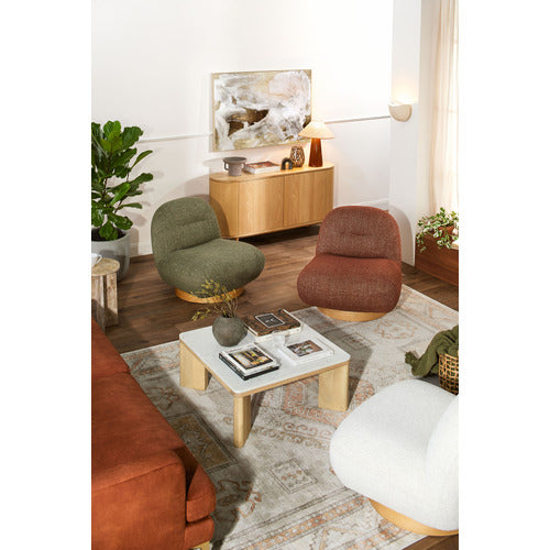 COBBLE SWIVEL ACCENT CHAIR