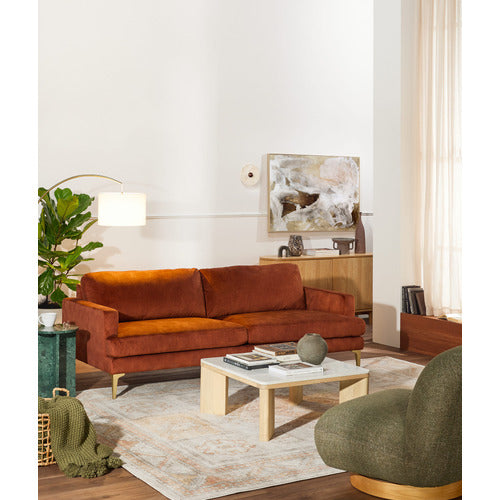 DARYA 3 SEATER VELVET SOFA