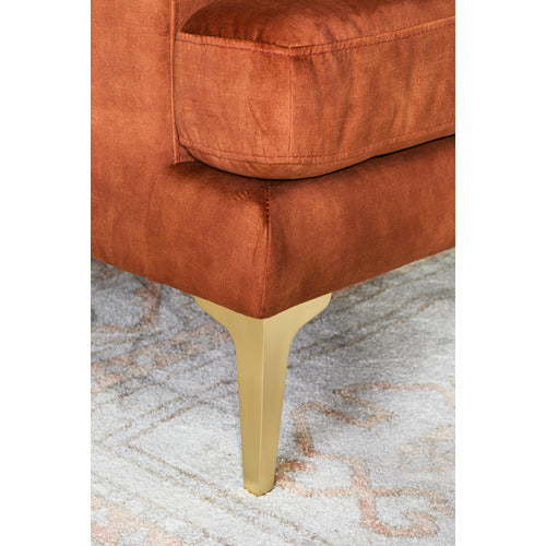 DARYA 3 SEATER VELVET SOFA