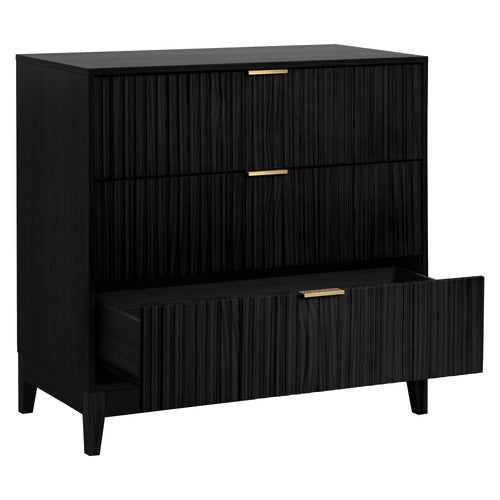 CORE LIVING DECORIS 3 DRAWER RIBBED CHEST