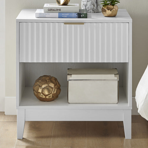 CORE LIVING DECORIS RIBBED BEDSIDE TABLE