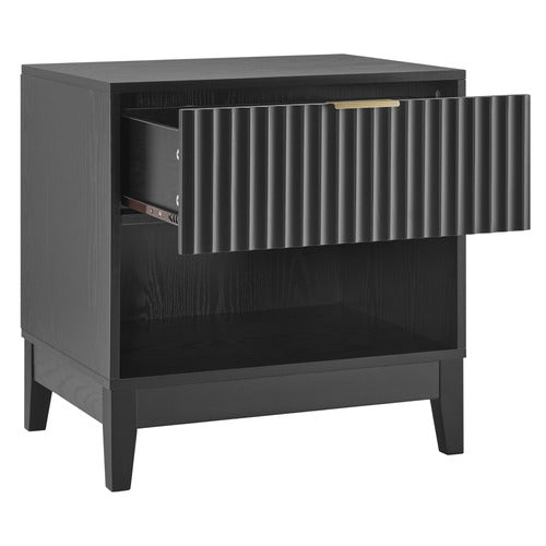 CORE LIVING DECORIS RIBBED BEDSIDE TABLES (SET OF 2)