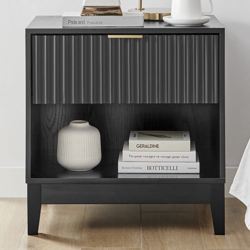 CORE LIVING DECORIS RIBBED BEDSIDE TABLE