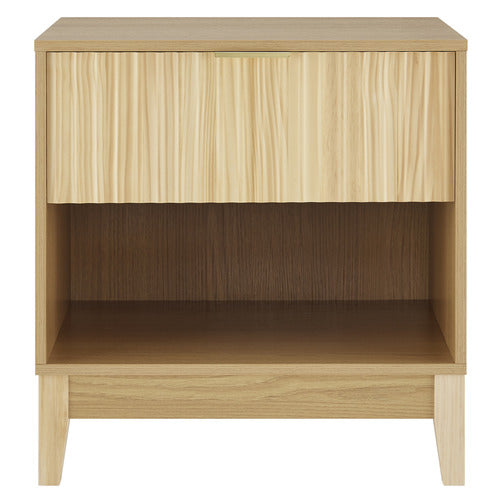 CORE LIVING DECORIS RIBBED BEDSIDE TABLES (SET OF 2)