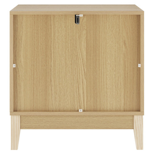 CORE LIVING DECORIS RIBBED BEDSIDE TABLES (SET OF 2)