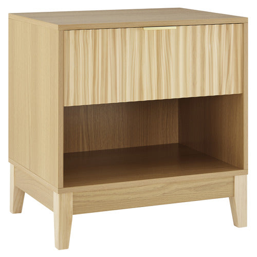 CORE LIVING DECORIS RIBBED BEDSIDE TABLES (SET OF 2)