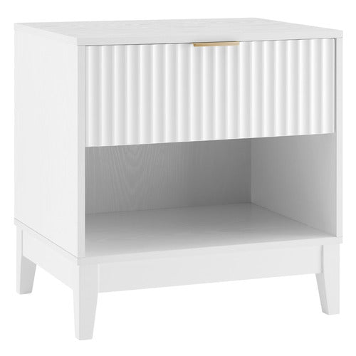 CORE LIVING DECORIS RIBBED BEDSIDE TABLES (SET OF 2)