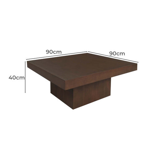 LA VERDE DEREK MINDI WOOD COFFEE TABLE